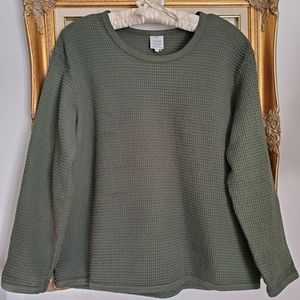 Focus Waffle long sleeve top